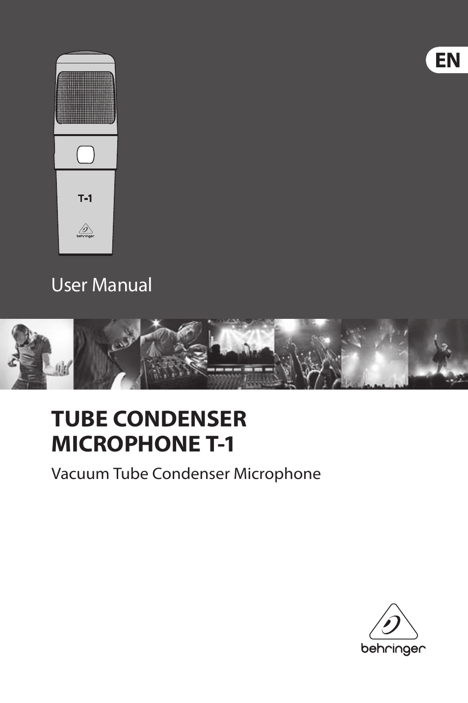 Behringer Tube Condenser Microphone T-1 User Manual | 10 pages