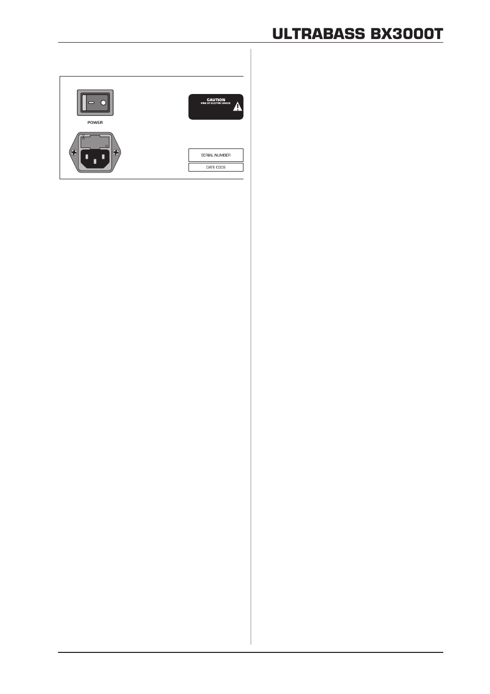Ultrabass bx3000t | Behringer BX3000T User Manual | Page 7 / 11