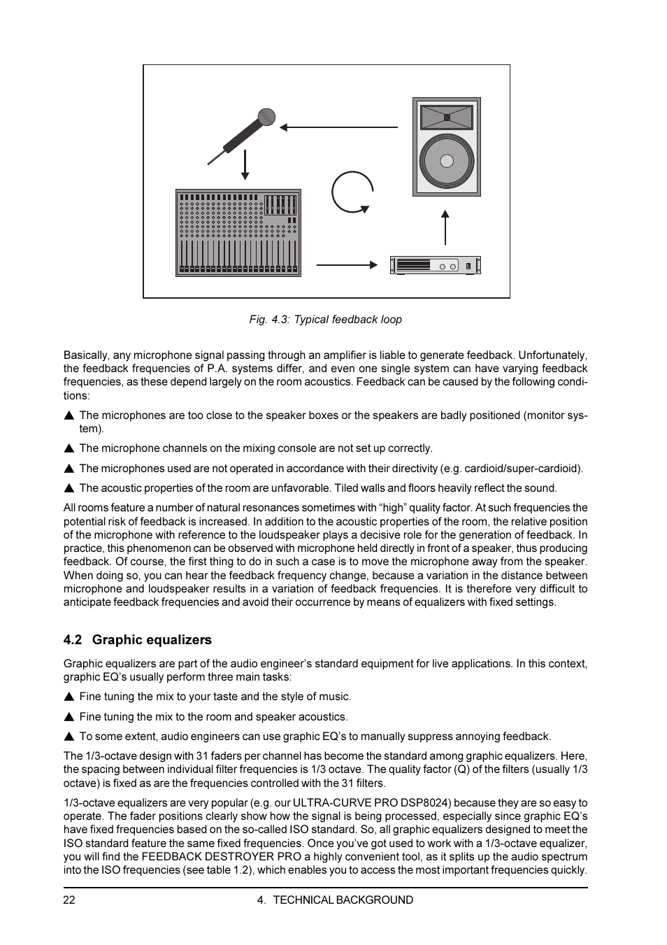 2 graphic equalizers | Behringer Feedback Destroyer Pro DSP1100P User Manual | Page 22 / 32