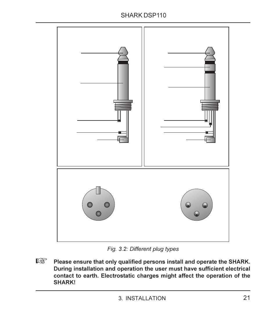 Behringer SHARK DSP110 User Manual | Page 21 / 25
