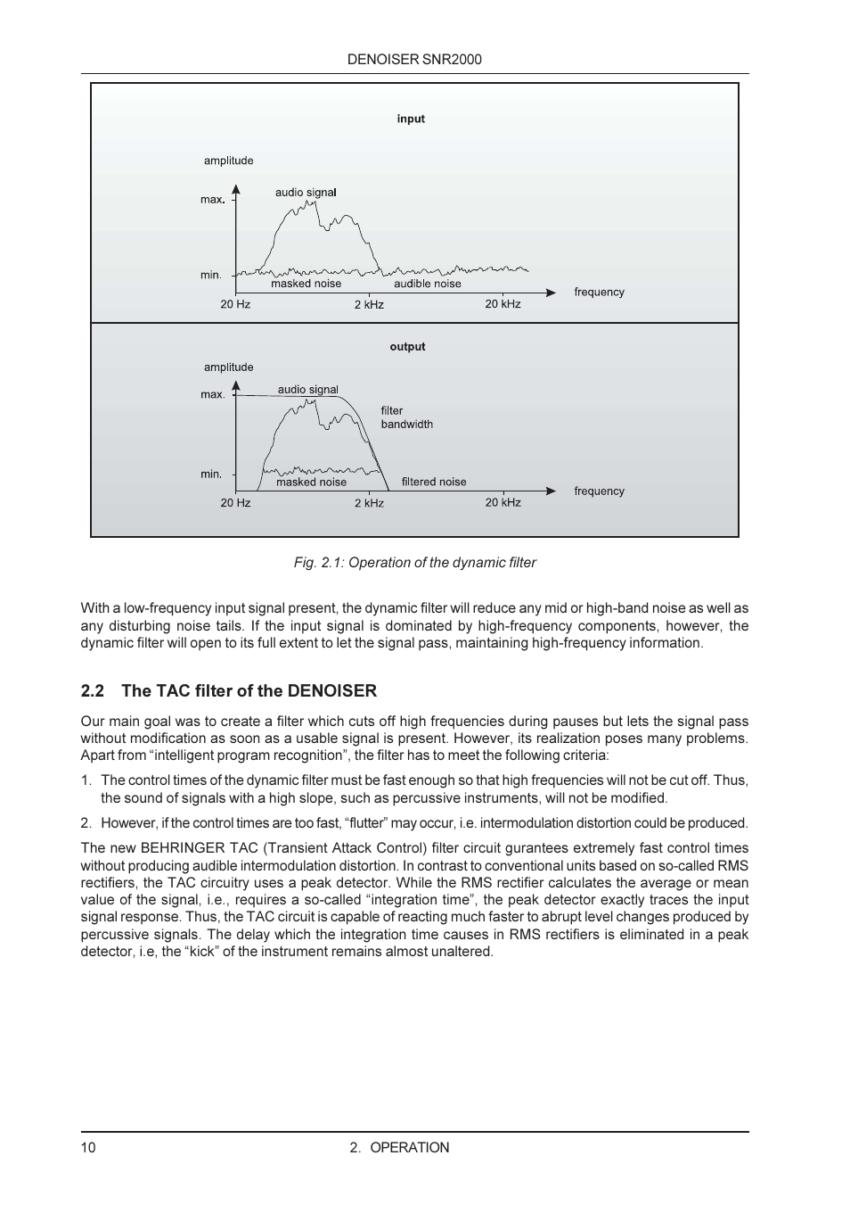 Behringer SNR2000 User Manual | Page 10 / 26