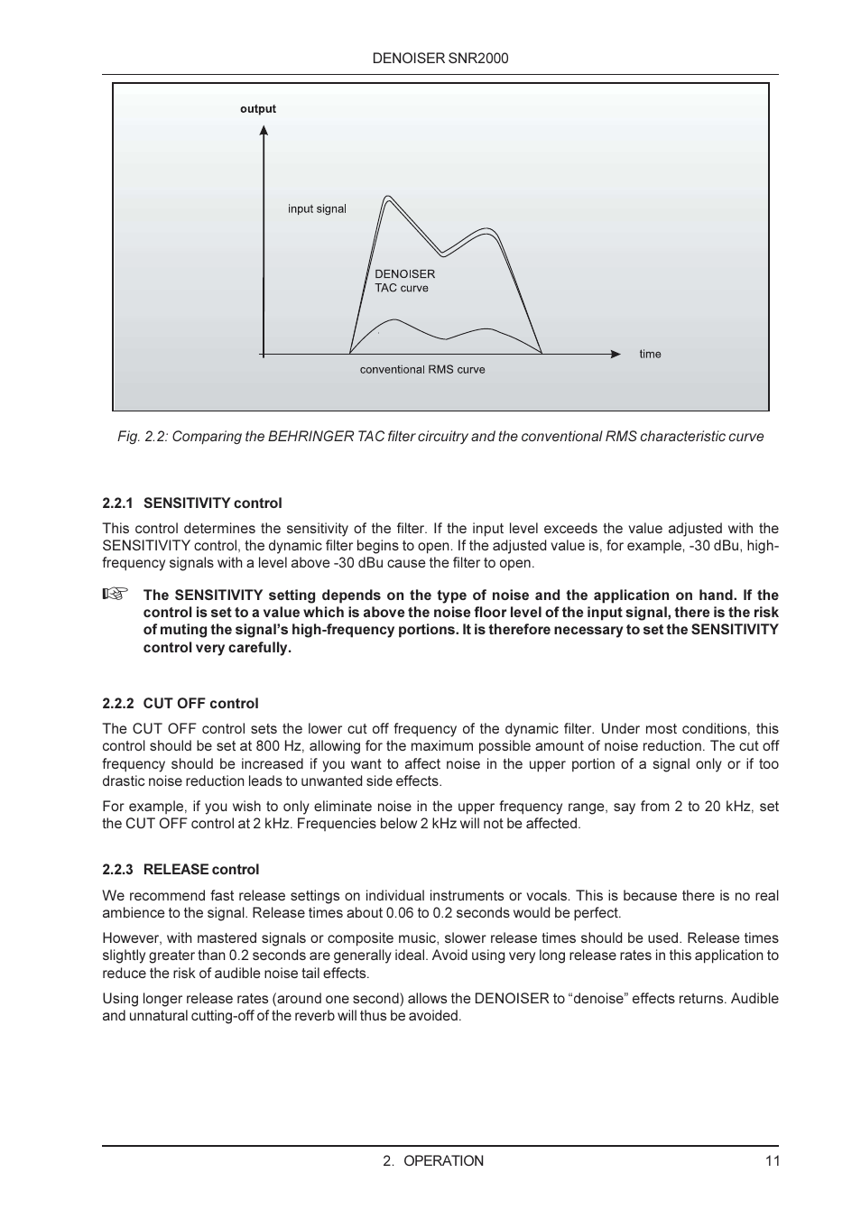 Behringer SNR2000 User Manual | Page 11 / 26