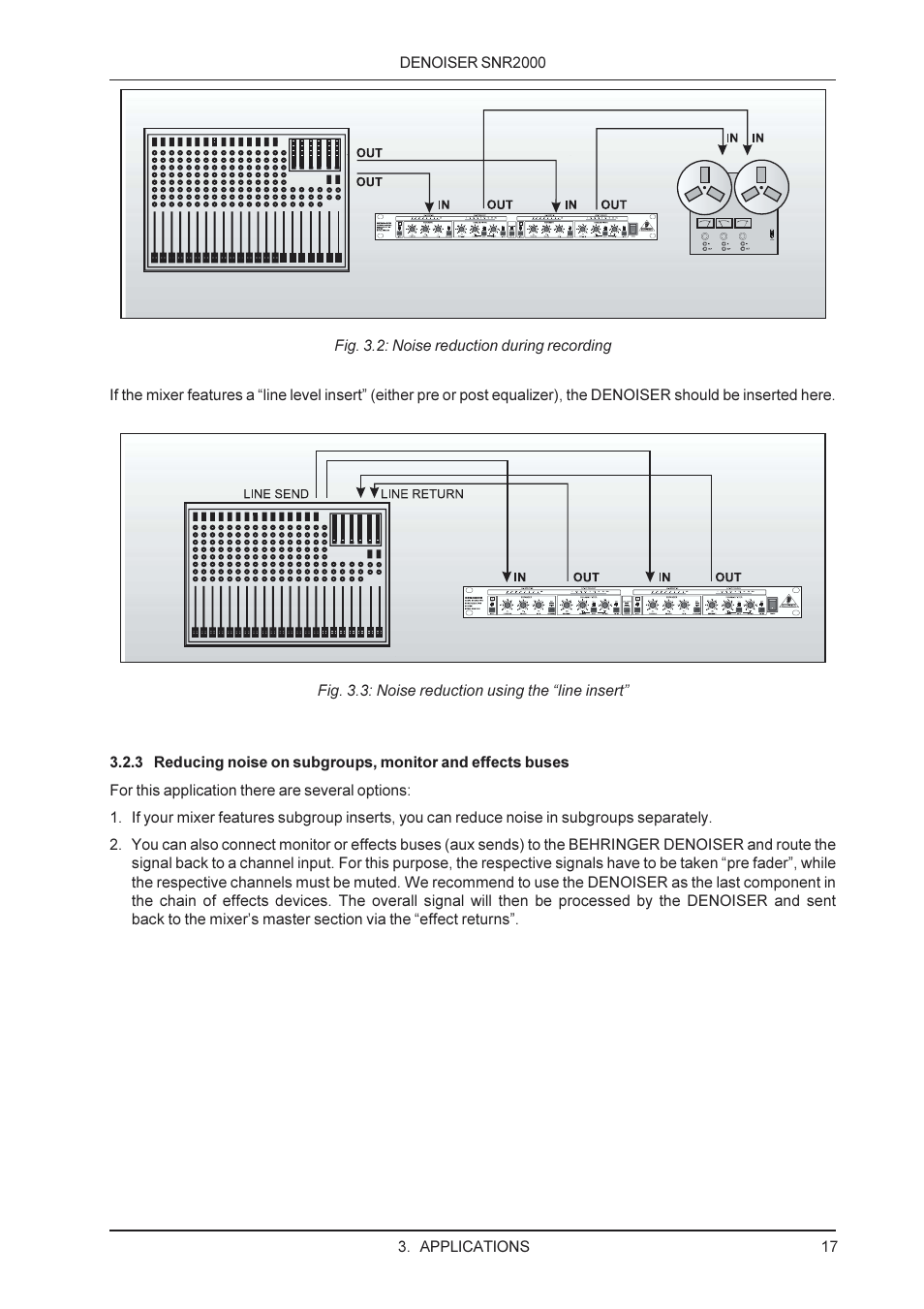 Behringer SNR2000 User Manual | Page 17 / 26