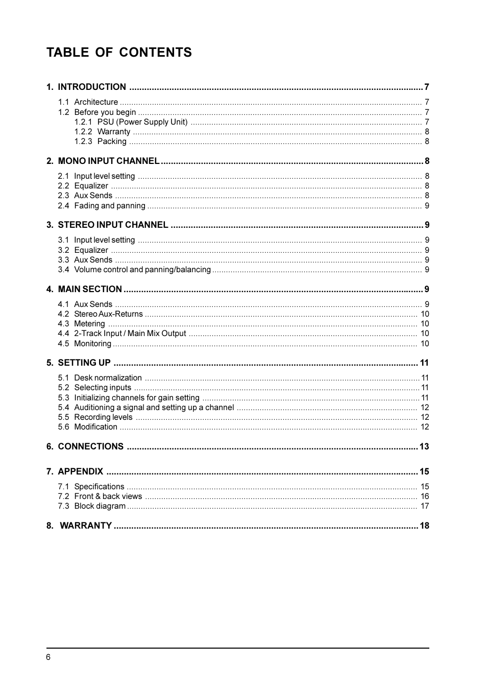Behringer Eurorack User Manual | Page 6 / 18
