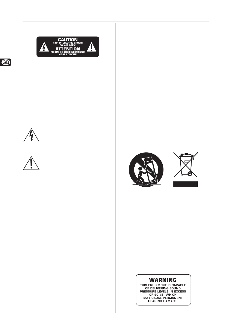 Important safety instructions | Behringer B212 User Manual | Page 2 / 8