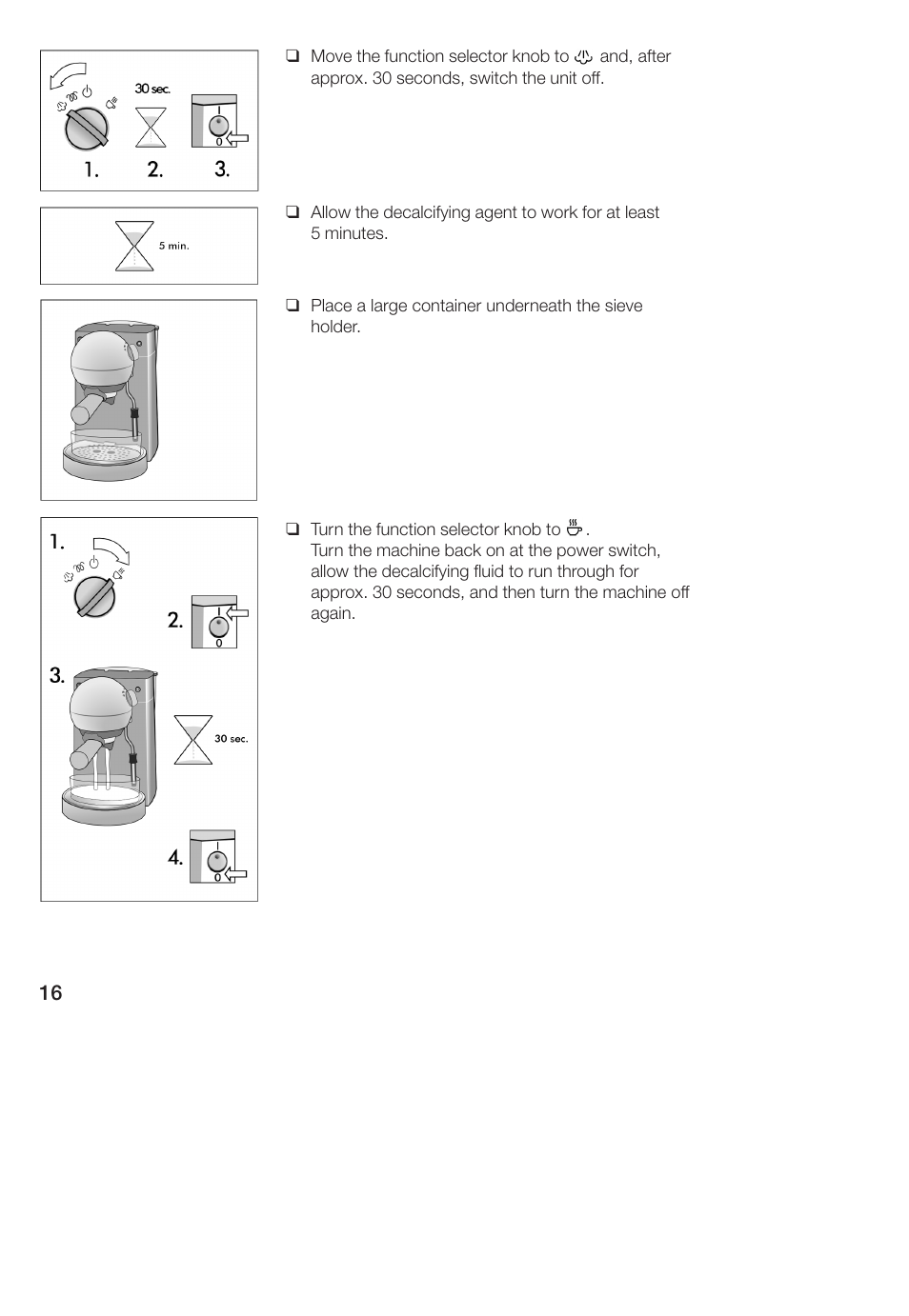 Bosch TCA 4101 UC User Manual | Page 16 / 56