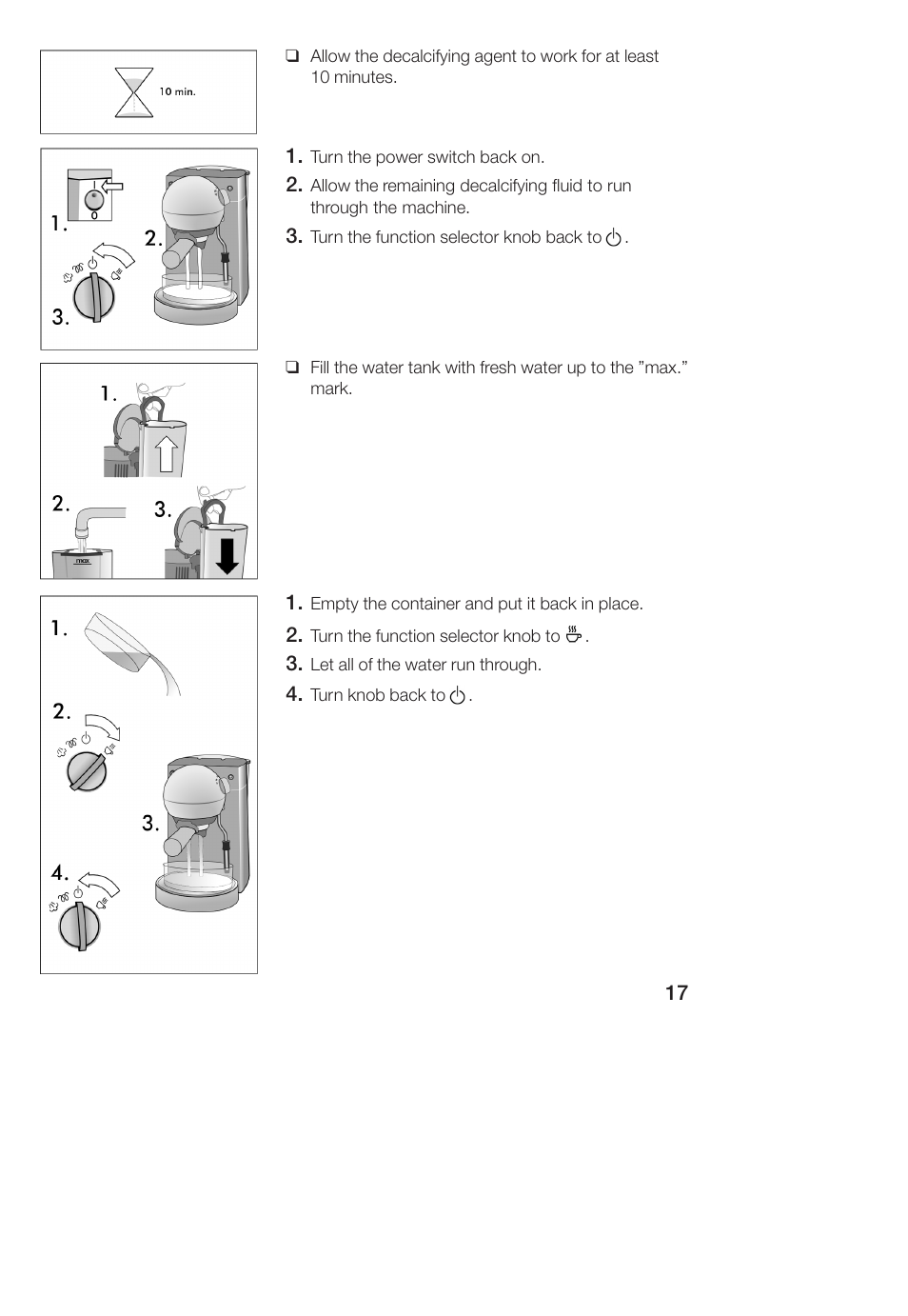 Bosch TCA 4101 UC User Manual | Page 17 / 56