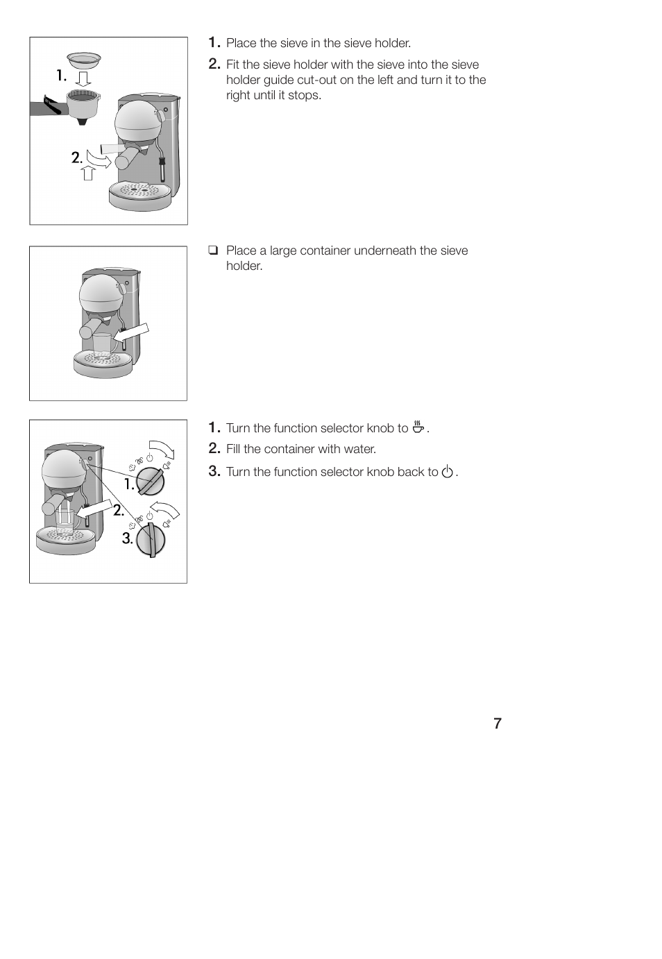 Bosch TCA 4101 UC User Manual | Page 7 / 56