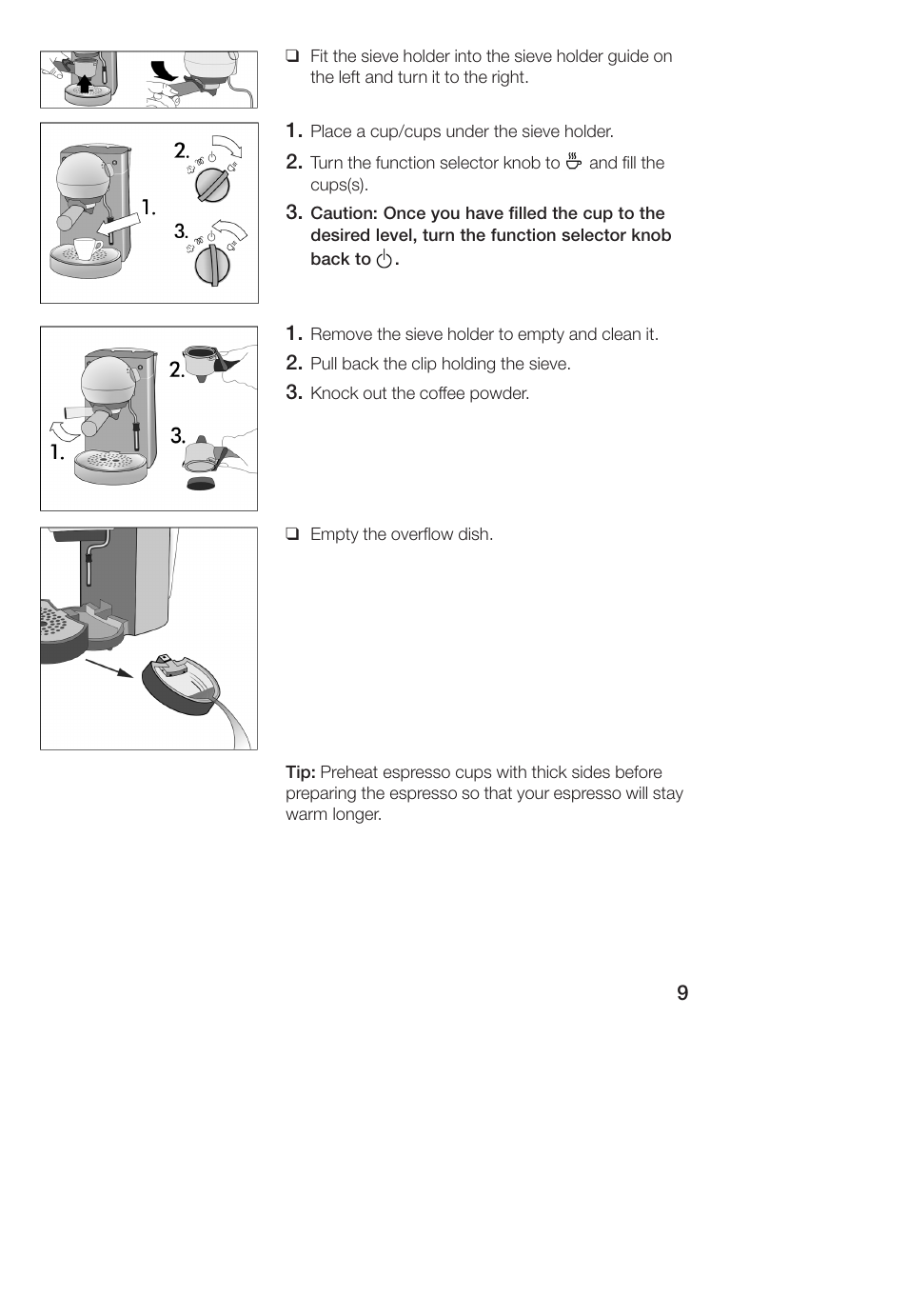 Bosch TCA 4101 UC User Manual | Page 9 / 56