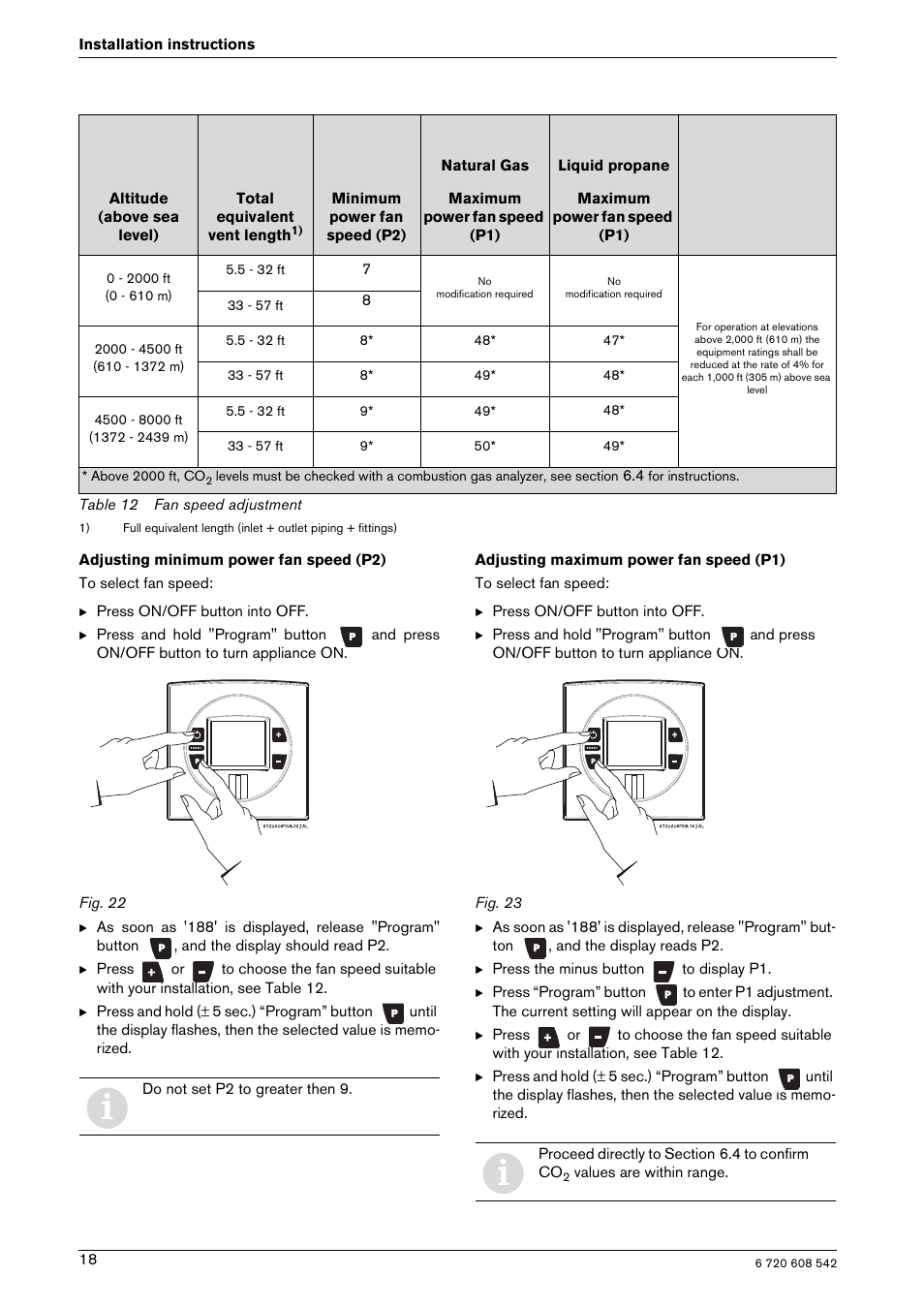 Bosch GWH 2700 ES LP User Manual | Page 18 / 60