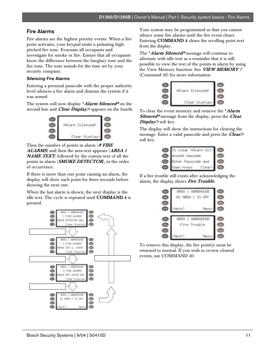 Bosch D1260 User Manual | Page 11 / 100