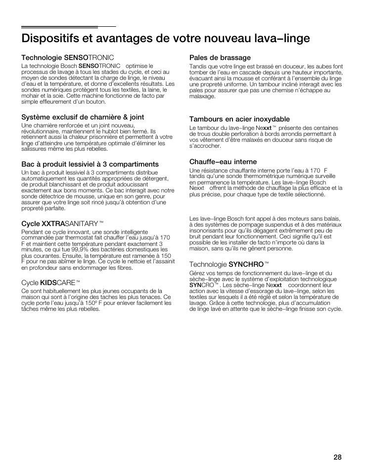 Bosch WFMC5301UC User Manual | Page 28 / 88