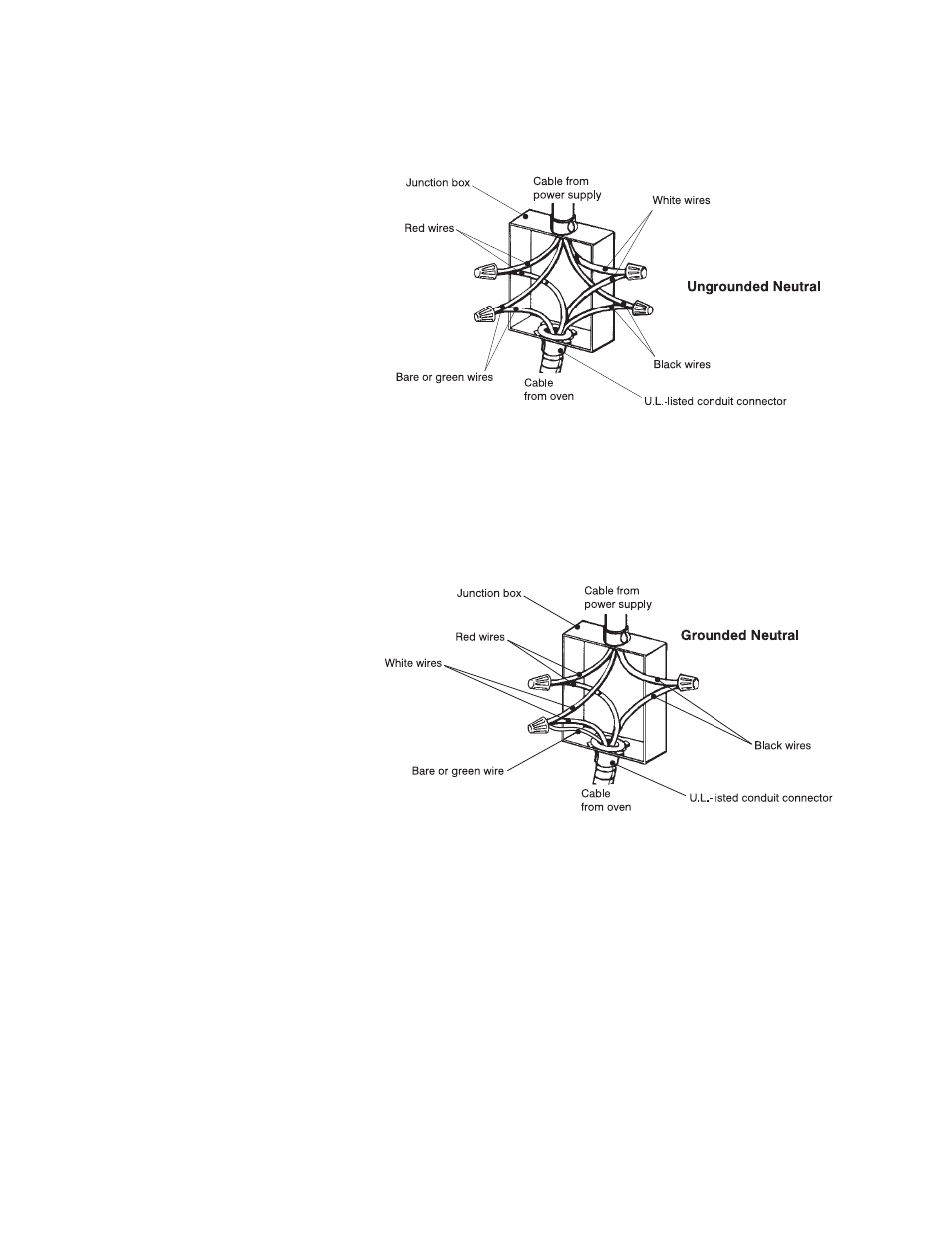 Electrical connection | Bosch HBN35 User Manual | Page 13 / 48