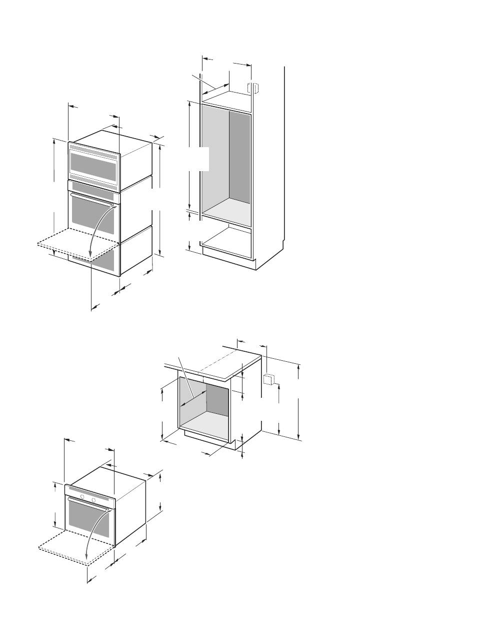 Appareils de 27 po montés sous le plan de travail | Bosch HBN35 User Manual | Page 22 / 48