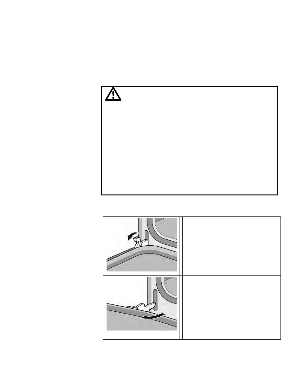 Instalar el horno, Nota, Retirar la puerta del horno | Abra la puerta por completo, Lleve las palancas de las bisagras hacia usted | Bosch HBN35 User Manual | Page 44 / 48