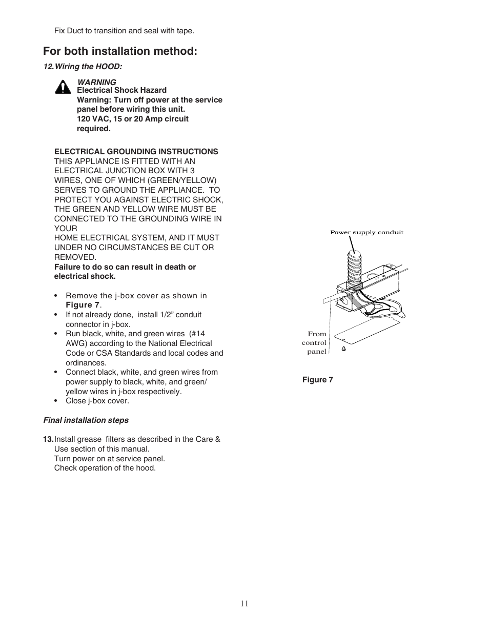 For both installation method | Bosch DPH36352UC User Manual | Page 11 / 32