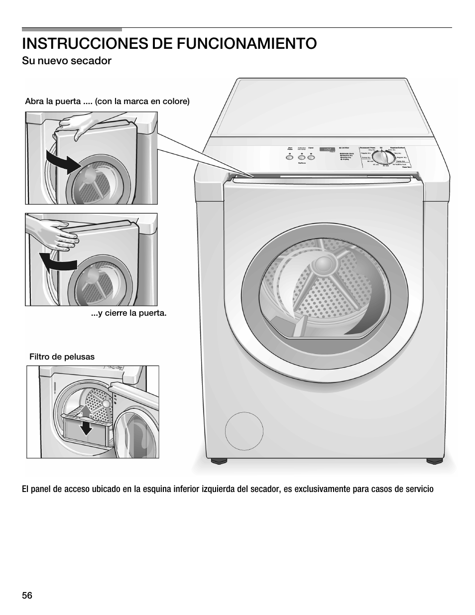 Instrucciones de funcionamiento | Bosch WTMC352SUC User Manual | Page 56 / 68