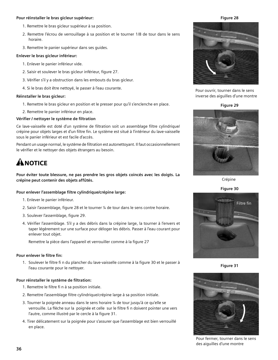 Notice | Bosch SHE4AM User Manual | Page 36 / 64