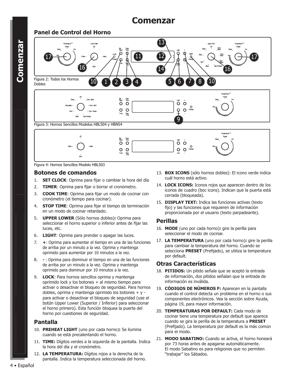 Comenzar | Bosch WALL OVENS User Manual | Page 46 / 64