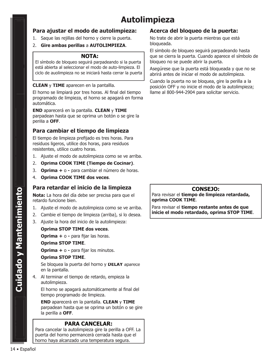 Autolimpieza | Bosch WALL OVENS User Manual | Page 56 / 64