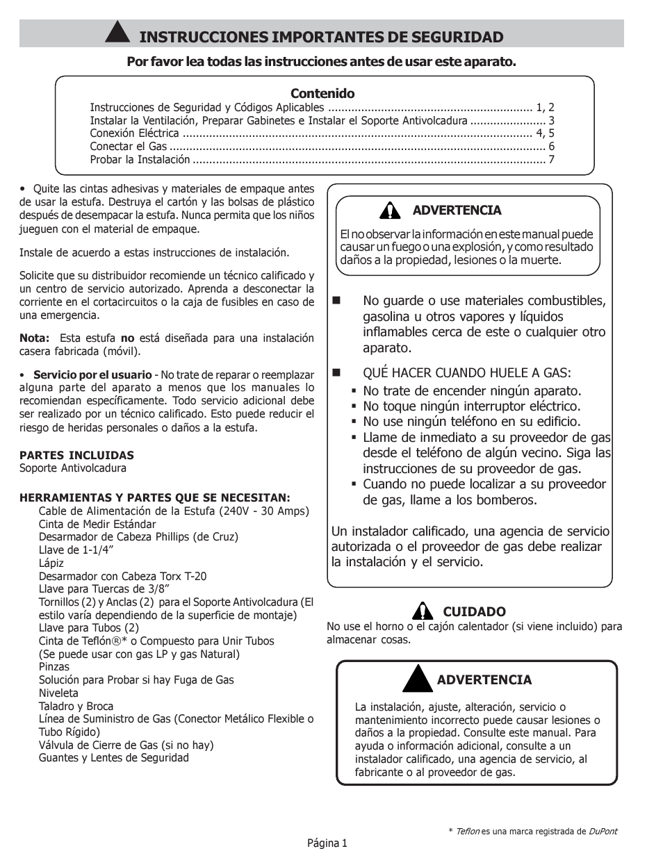 Instrucciones importantes de seguridad | Bosch HDS256U User Manual | Page 18 / 24