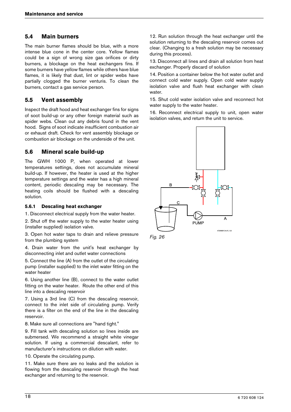 Bosch GWH 1000 User Manual | Page 18 / 28