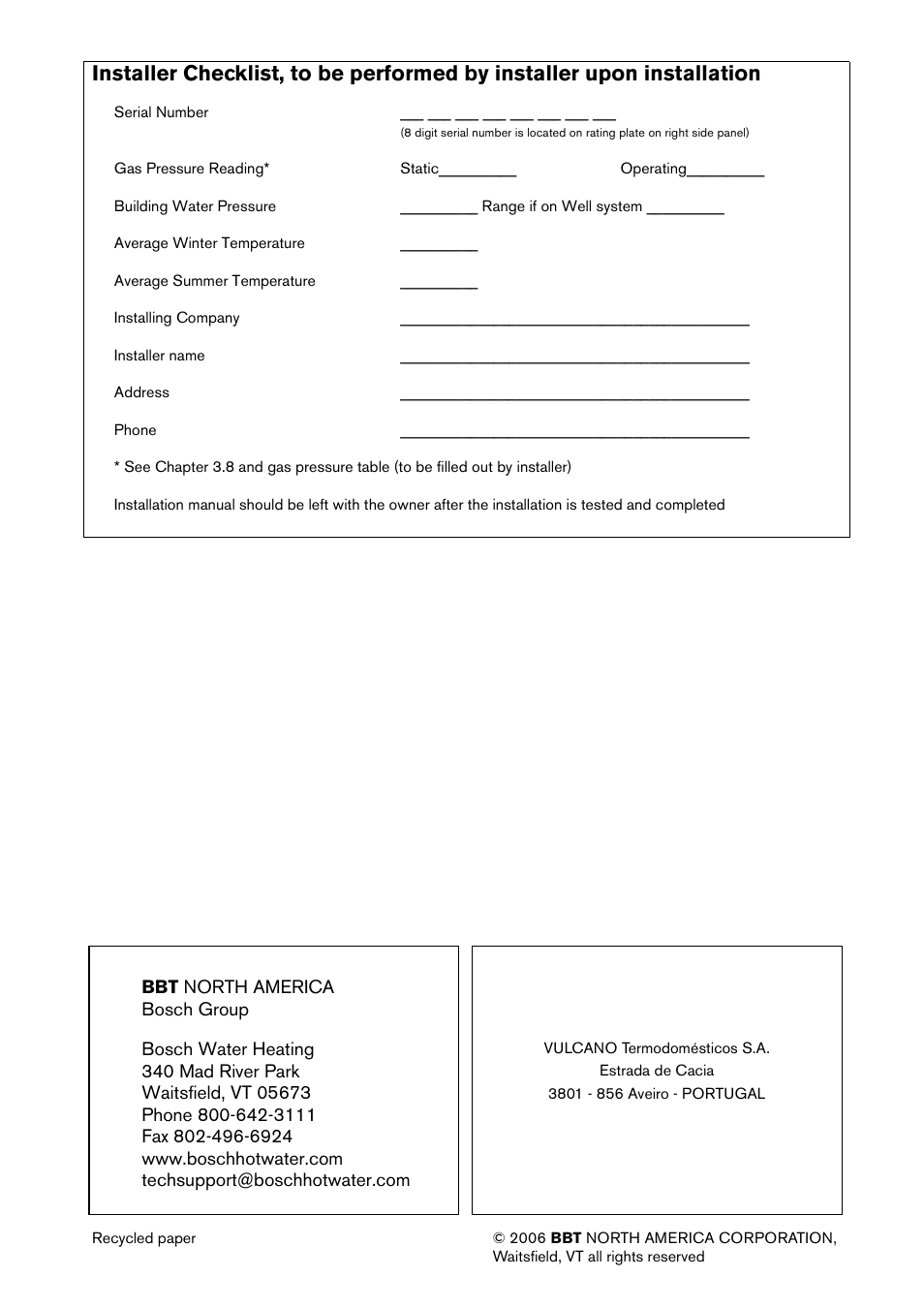 Bosch GWH 1000 User Manual | Page 28 / 28