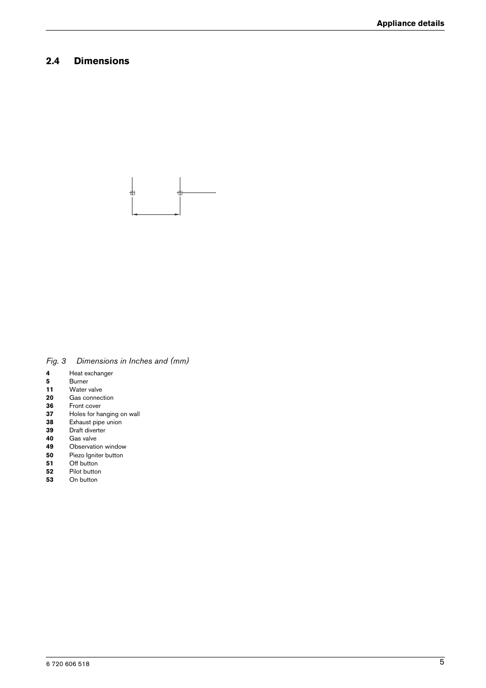 4 dimensions | Bosch GWH 1600 PS User Manual | Page 5 / 28