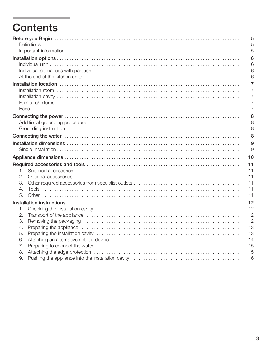 Bosch Bottom Freezer I User Manual | Page 3 / 92