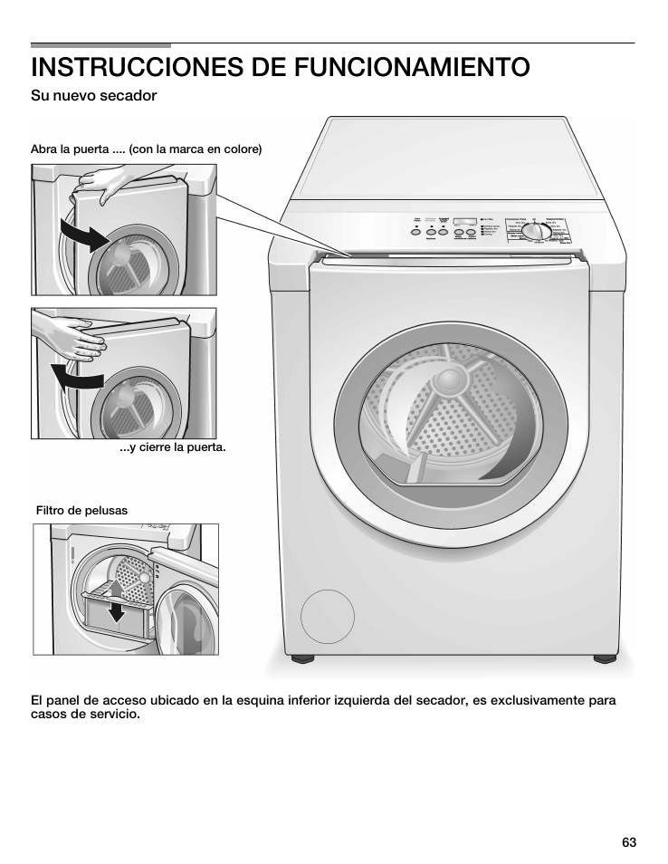 Instrucciones de funcionamiento | Bosch WTMC6521UC User Manual | Page 63 / 80