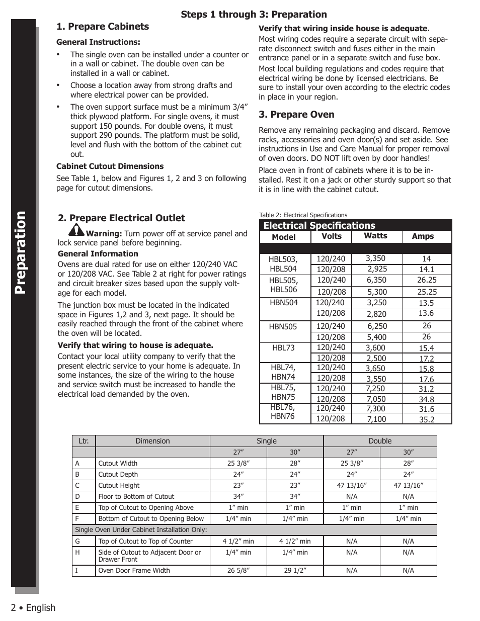 Bosch BOSCH WALL OVENS User Manual | Page 4 / 20