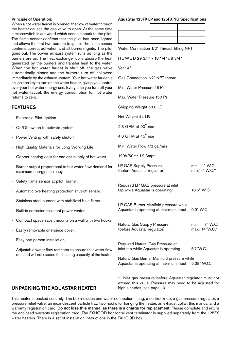 Bosch 125FX NG User Manual | Page 2 / 24