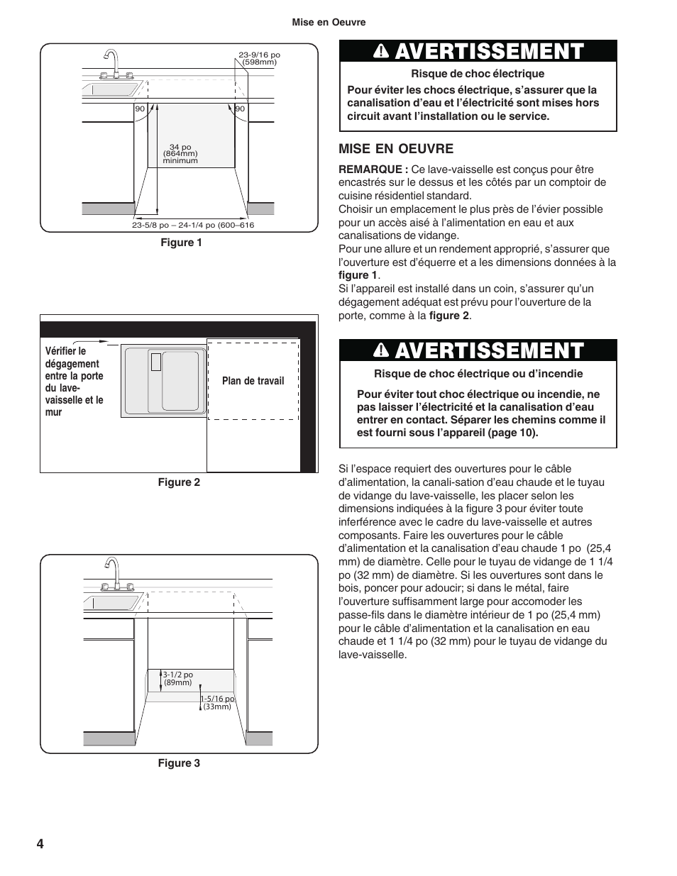 Avertissement, Mise en oeuvre | Bosch 9000063716 (8504) User Manual | Page 22 / 54