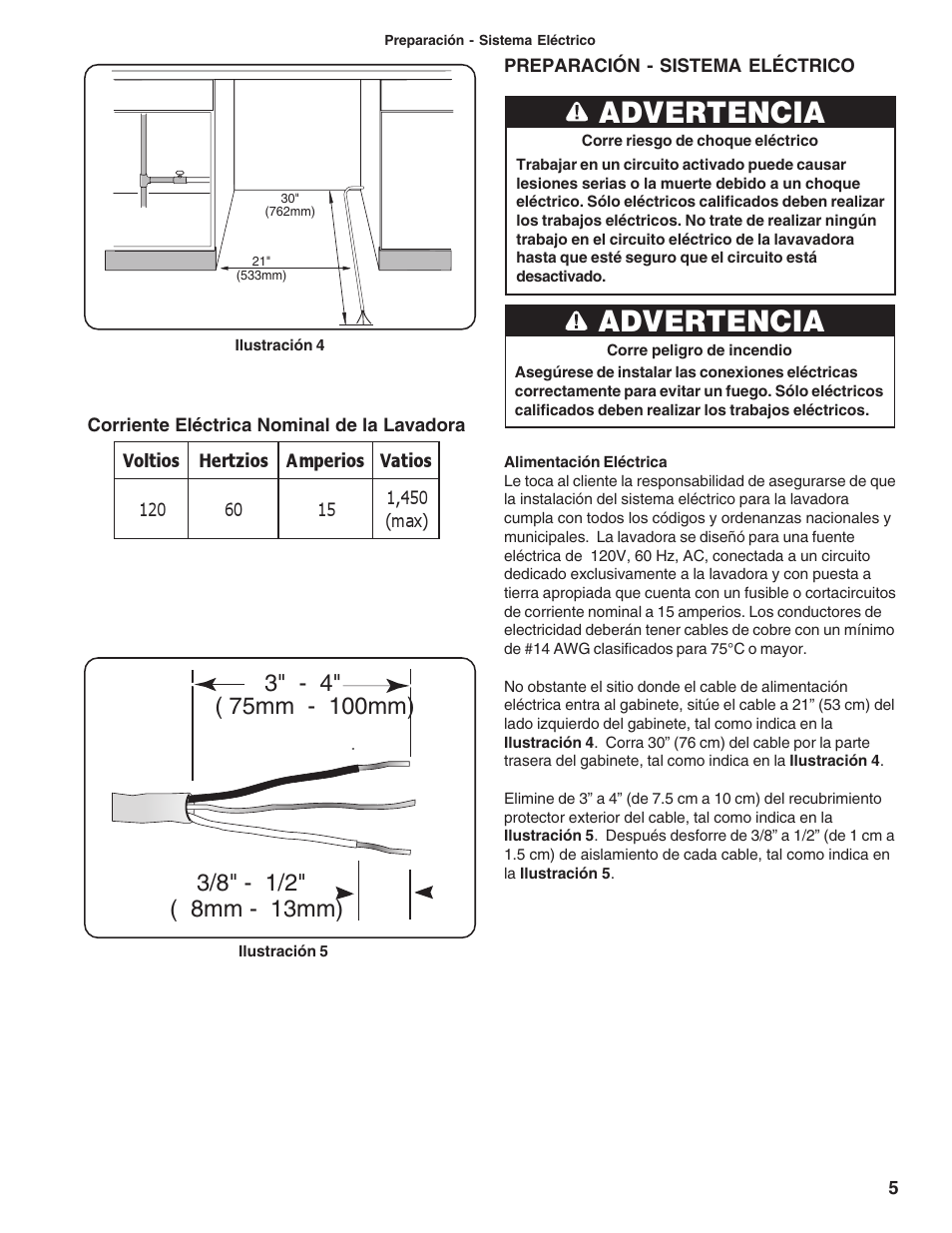 Advertencia | Bosch 9000063716 (8504) User Manual | Page 39 / 54