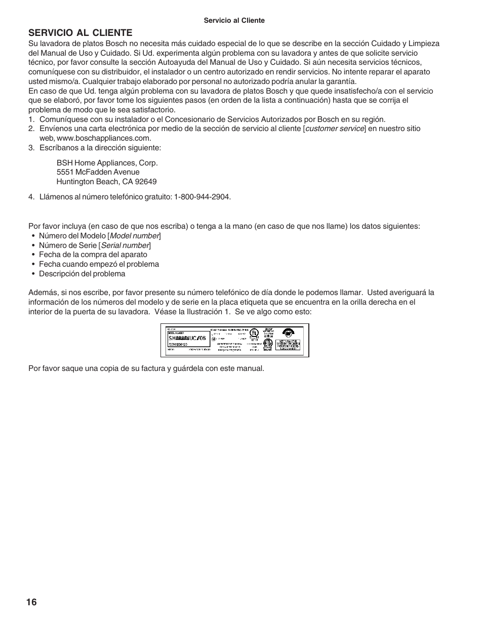 Bosch 9000063716 (8504) User Manual | Page 50 / 54