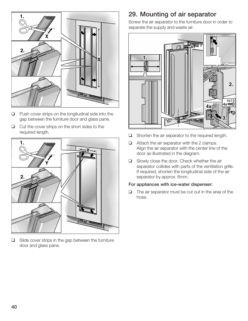 Mounting of air separator | Bosch 24iw50nsp User Manual | Page 40 / 124