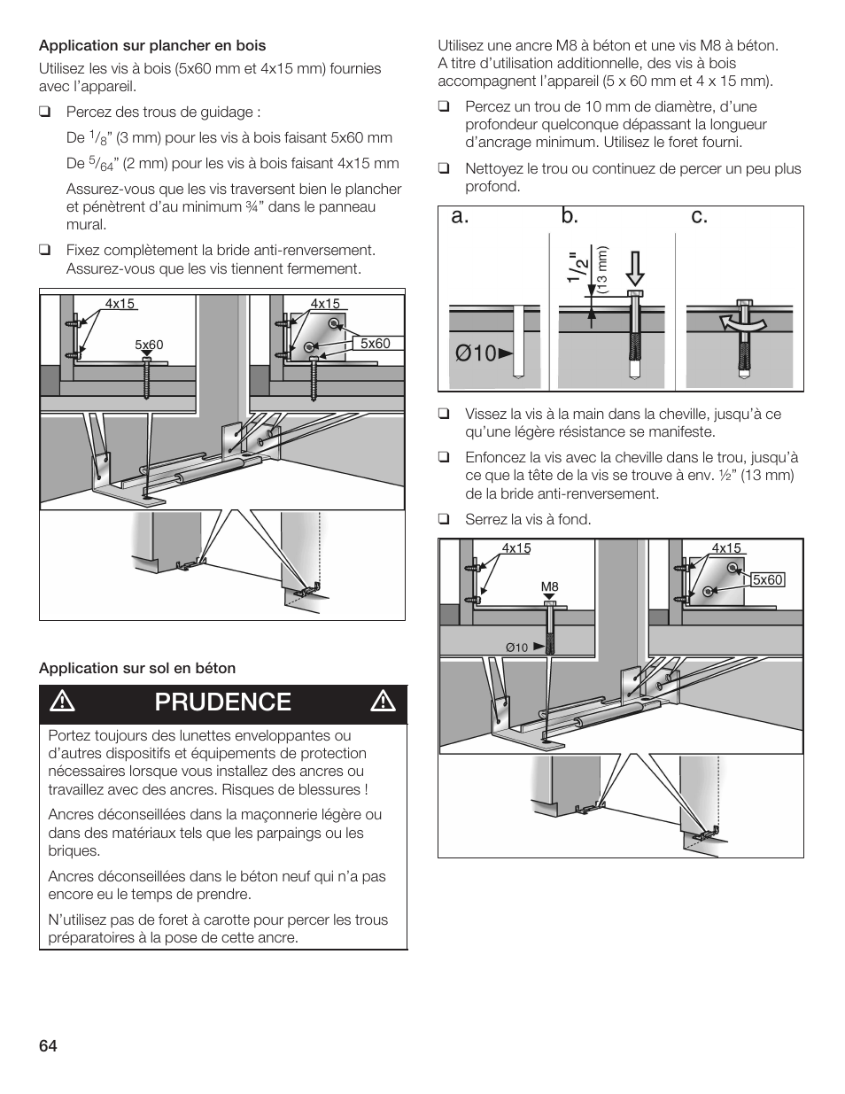 Prudence | Bosch 24iw50nsp User Manual | Page 64 / 124