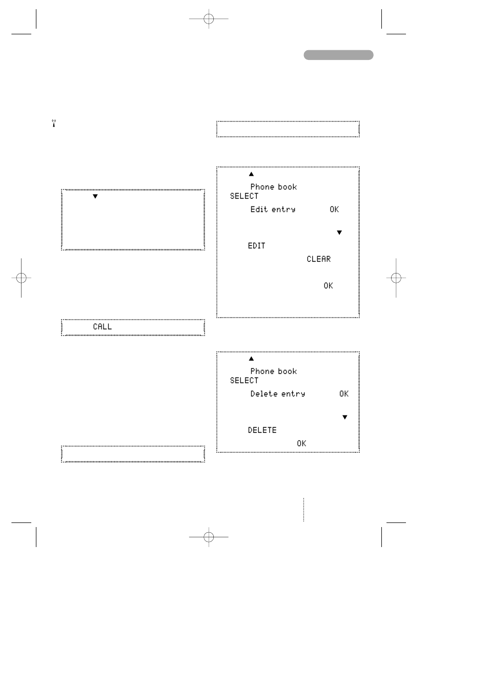 Phone book editing | Bosch GSM 908 User Manual | Page 14 / 45