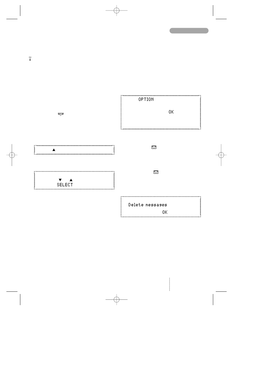 Messages | Bosch GSM 908 User Manual | Page 20 / 45