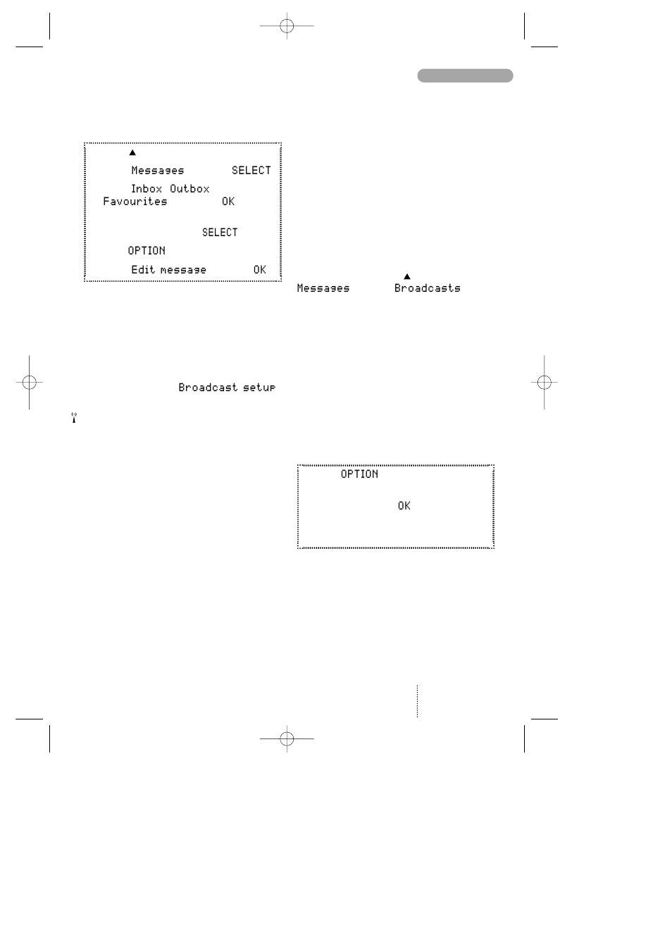 Messages | Bosch GSM 908 User Manual | Page 22 / 45