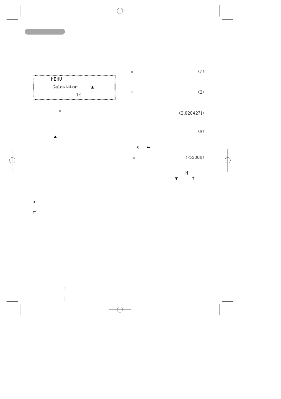 Calculator | Bosch GSM 908 User Manual | Page 37 / 45