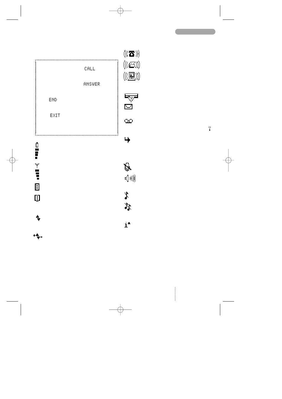 Display symbols | Bosch GSM 908 User Manual | Page 6 / 45