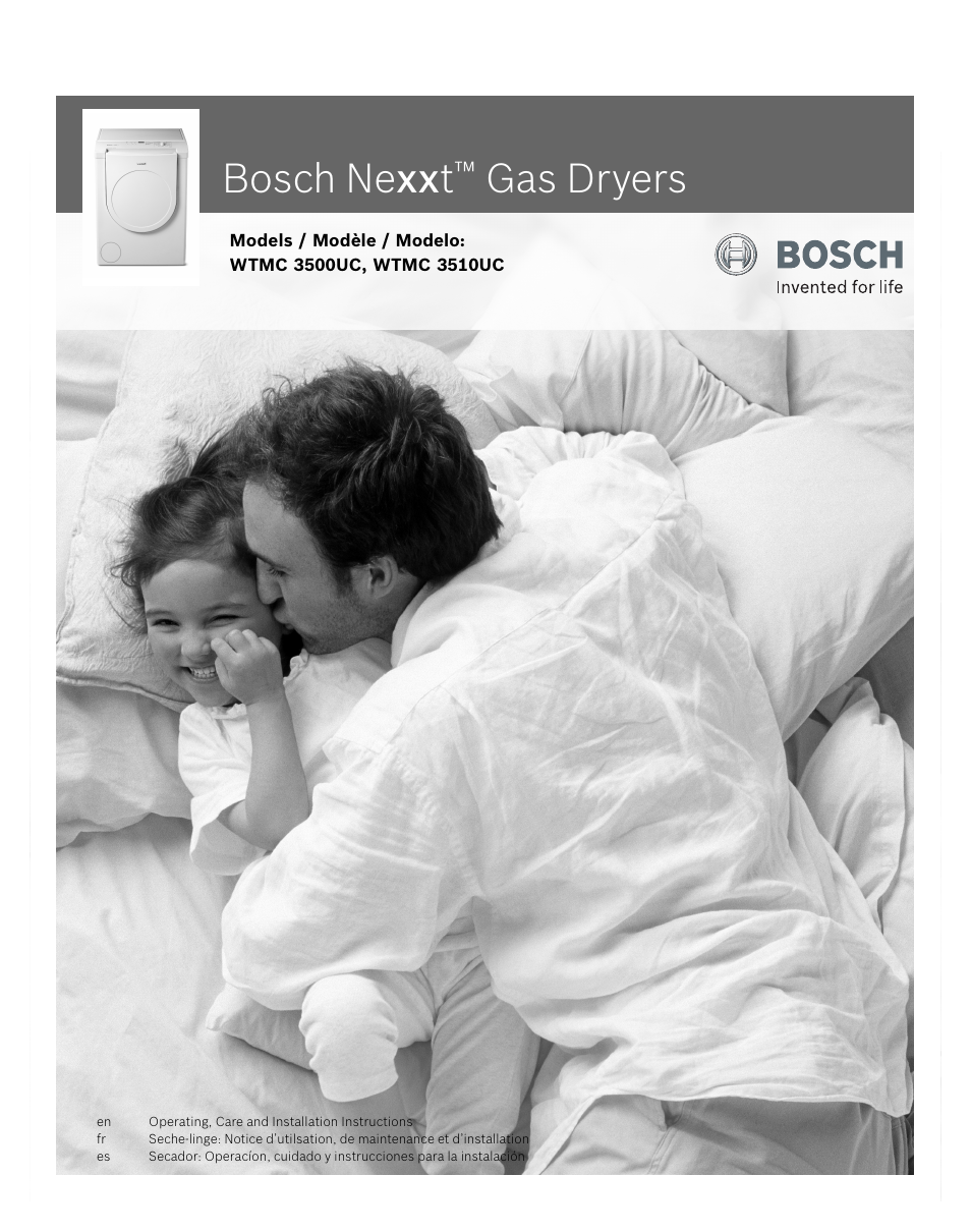 Bosch WTMC 3500UC User Manual | 84 pages