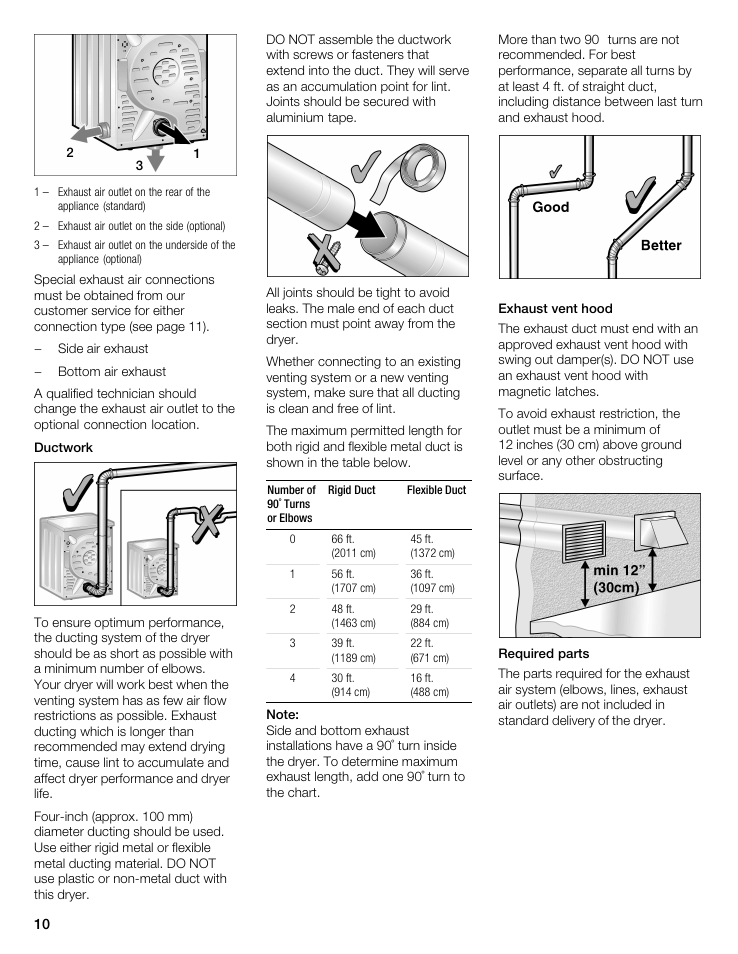 Bosch WTMC 3500UC User Manual | Page 10 / 84