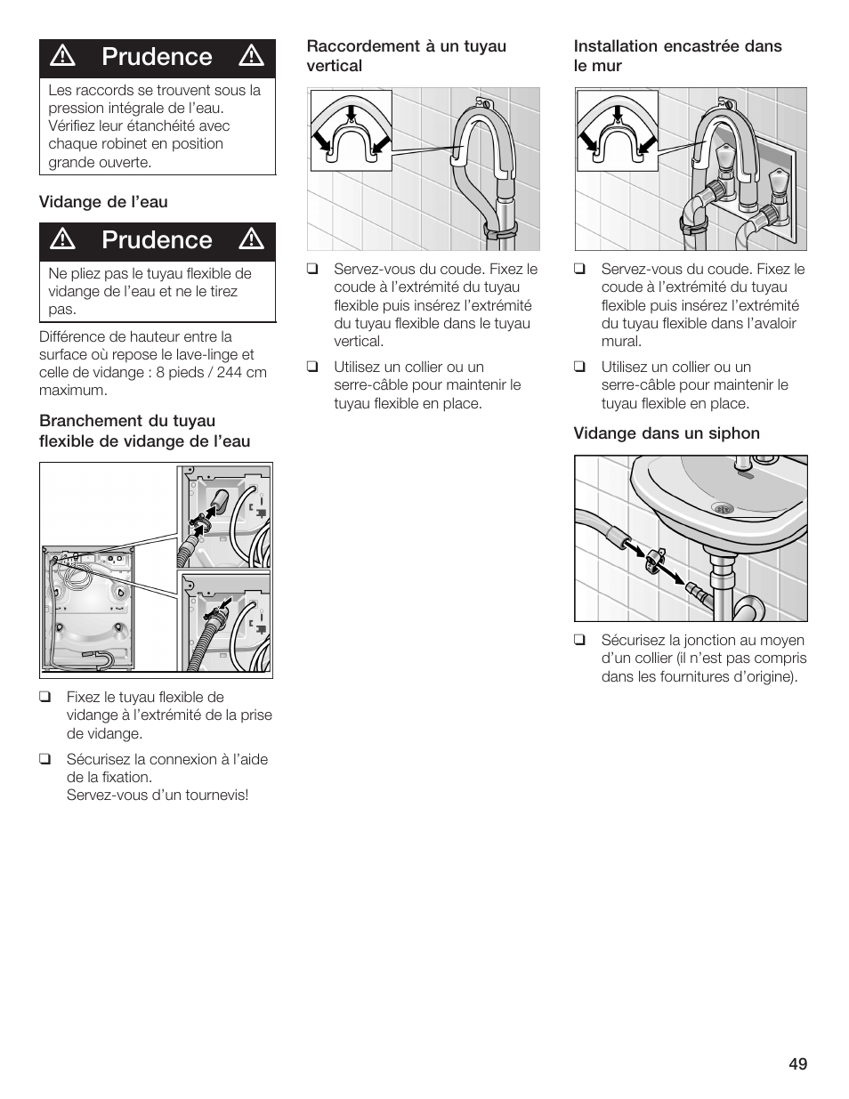 Prudence | Bosch Lavadora Next Premium User Manual | Page 49 / 124