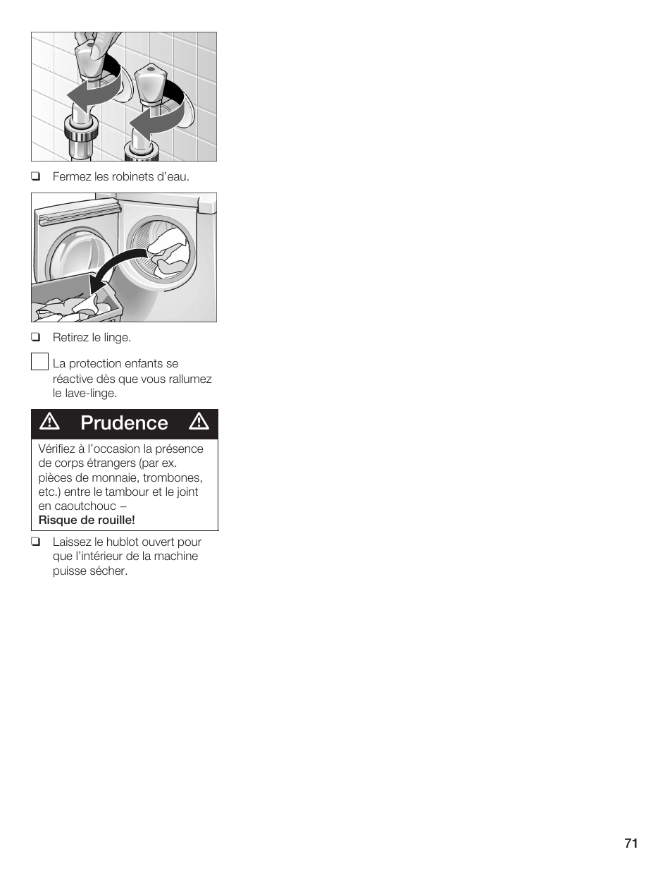 Prudence | Bosch Lavadora Next Premium User Manual | Page 71 / 124