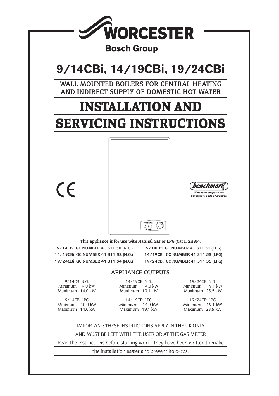 Bosch 14/19CBI User Manual | 44 pages