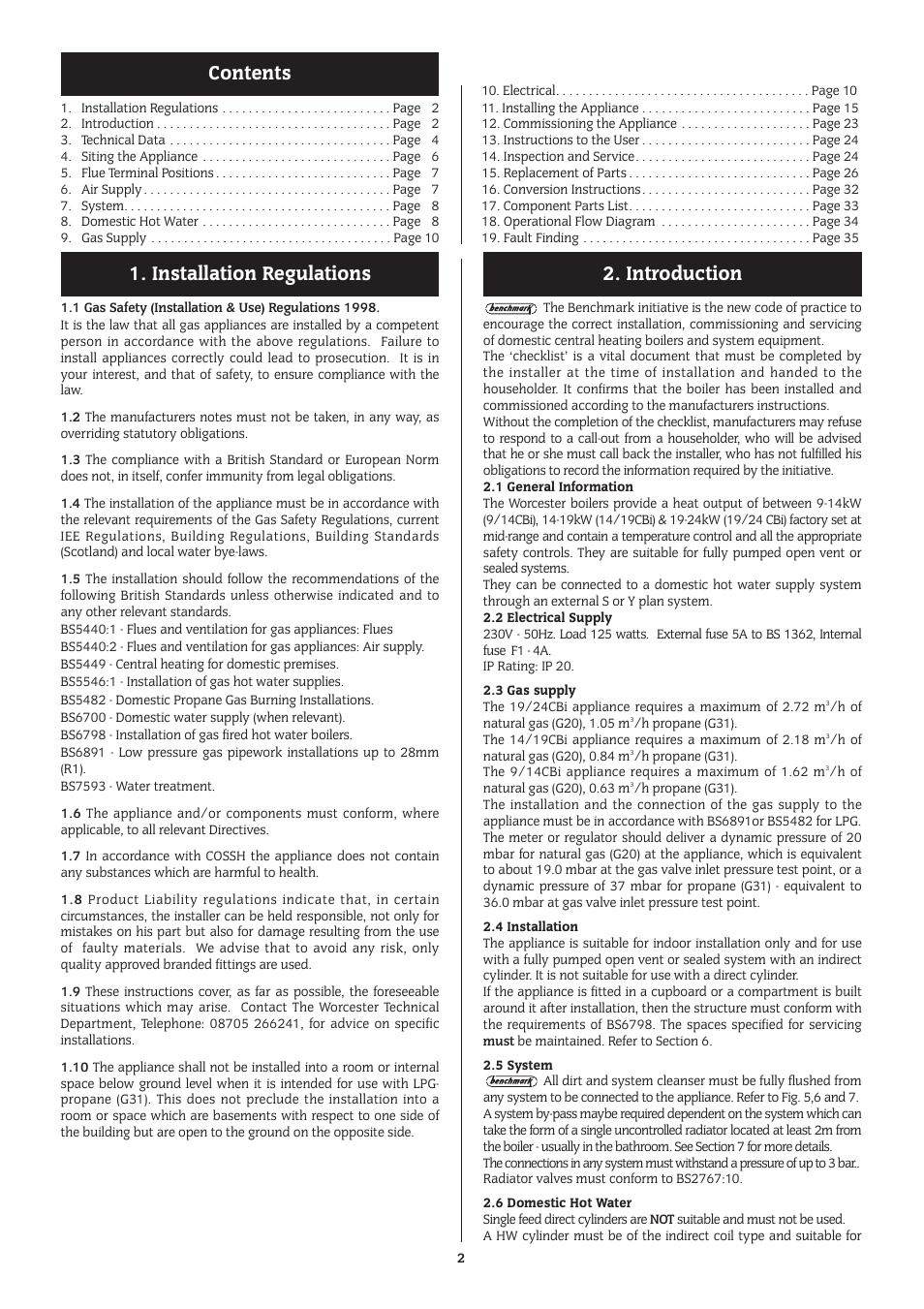 Bosch 14/19CBI User Manual | Page 2 / 44