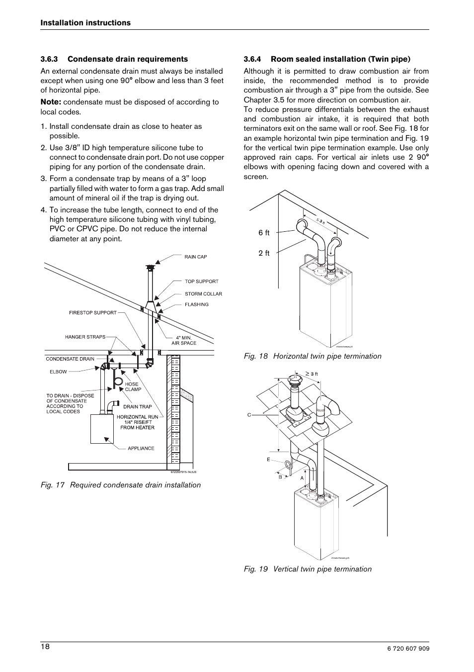 Bosch PROTANKLESS GWH 345/450 ESR User Manual | Page 18 / 40