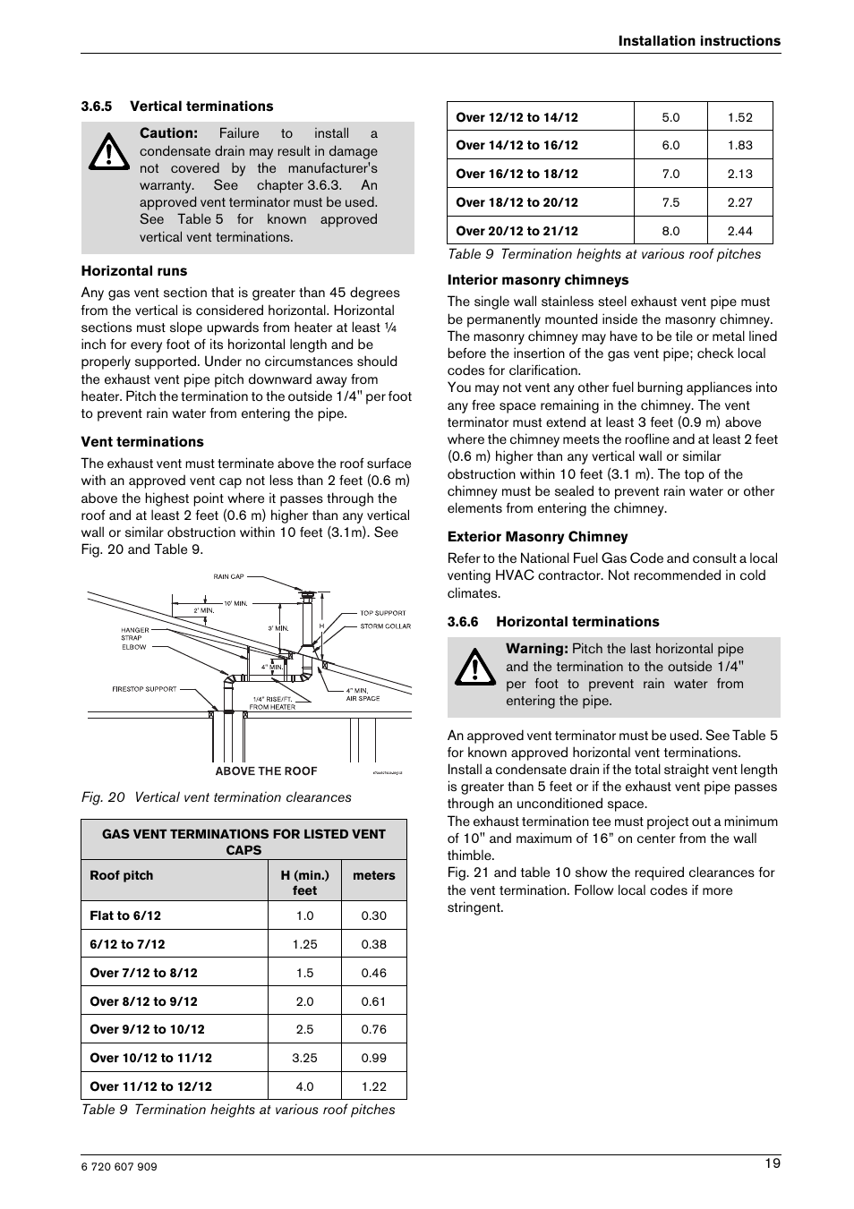 Bosch PROTANKLESS GWH 345/450 ESR User Manual | Page 19 / 40